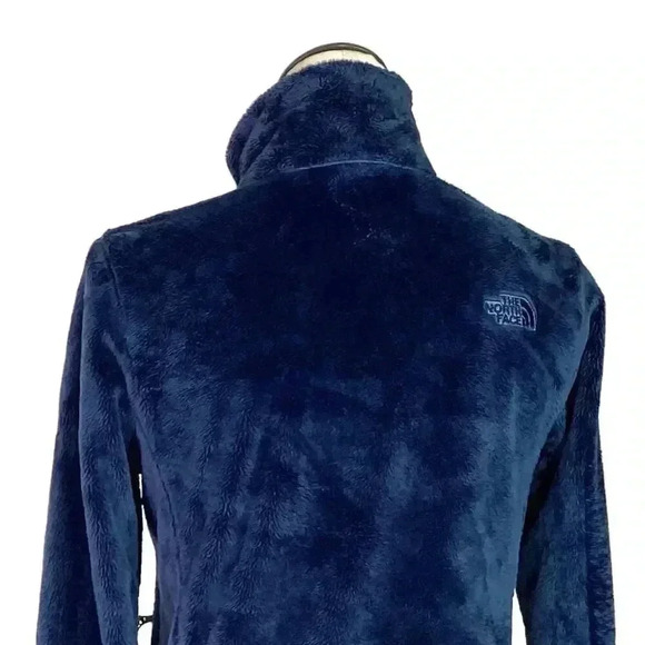 The North Face Fleece Jacket Women S Blue Osita 2 High Pile Zip Up Pockets - Picture 8 of 9